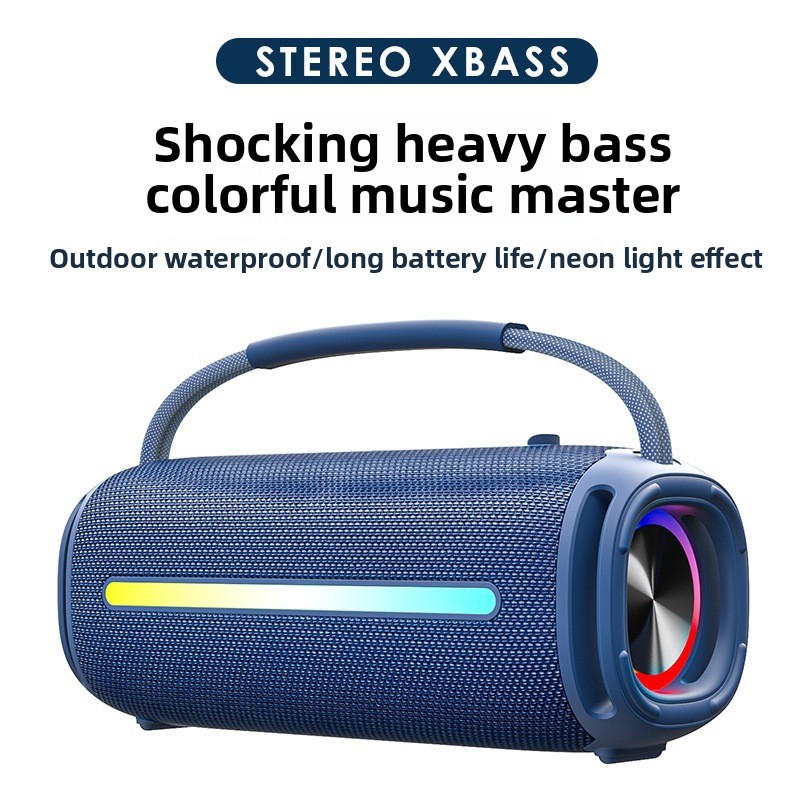 Bluetooth Speaker Waterproof - Przenośny głośnik inteligentny na zewnątrz, podwójne