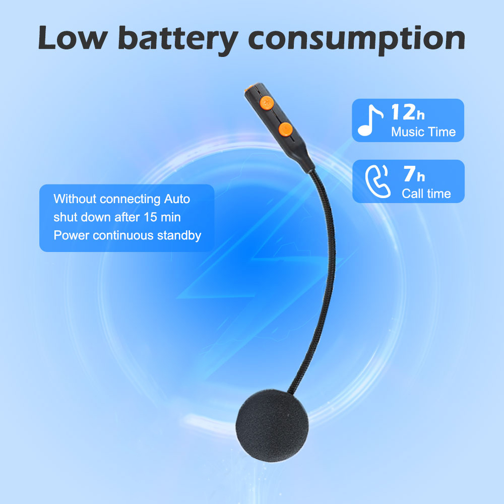 Bluetooth Speaker Waterproof - Słuchawka motocyklowa Kihous Single Ear Bluetooth
