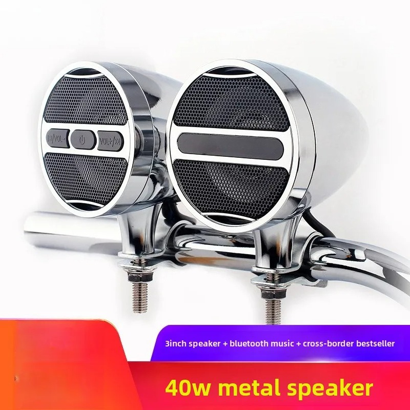 Bluetooth Speaker Waterproof - Głośnik Bluetooth motocyklowy 12V, w pełni