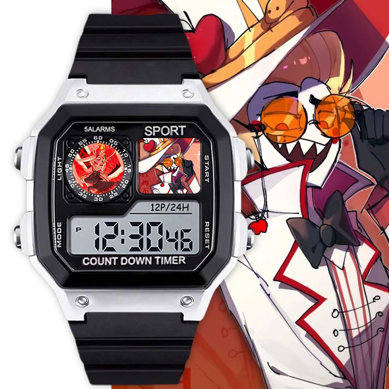 Electronic Gift - Zegarek cyfrowy Hazbin Hotel Charlie Alastor