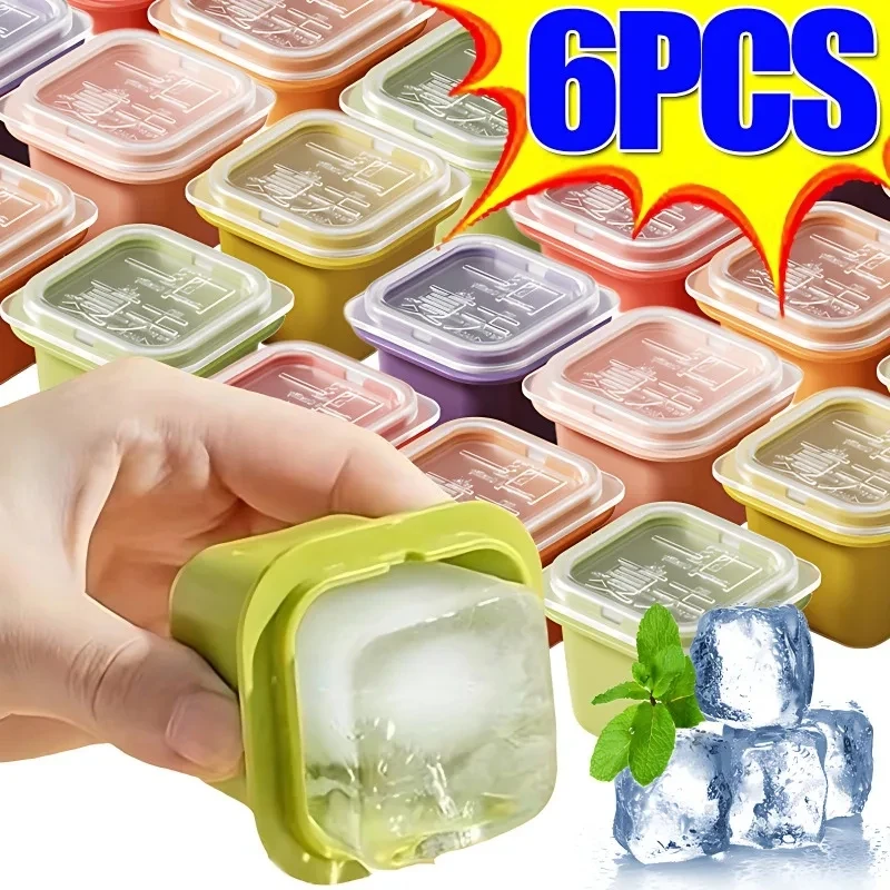 Electronics Gadgets Sale - 6-1szt Kreatywne kostki lodu Kwadratowe formy