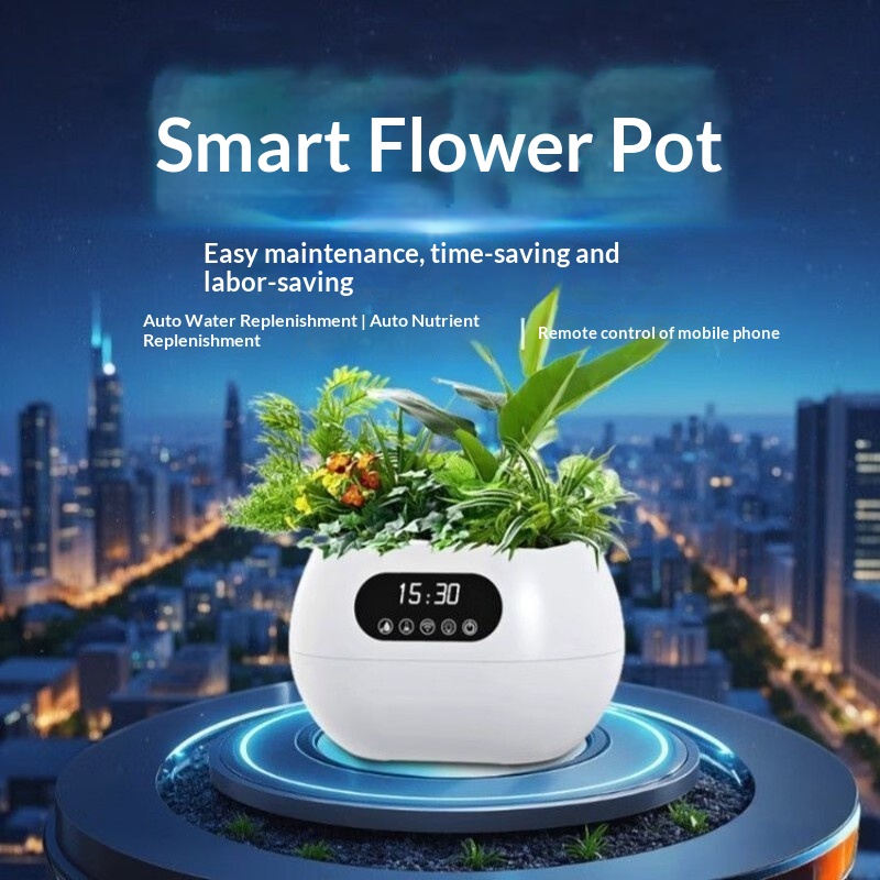 Electronic Gift - Inteligentna doniczka AI z automatycznym nawadnianiem