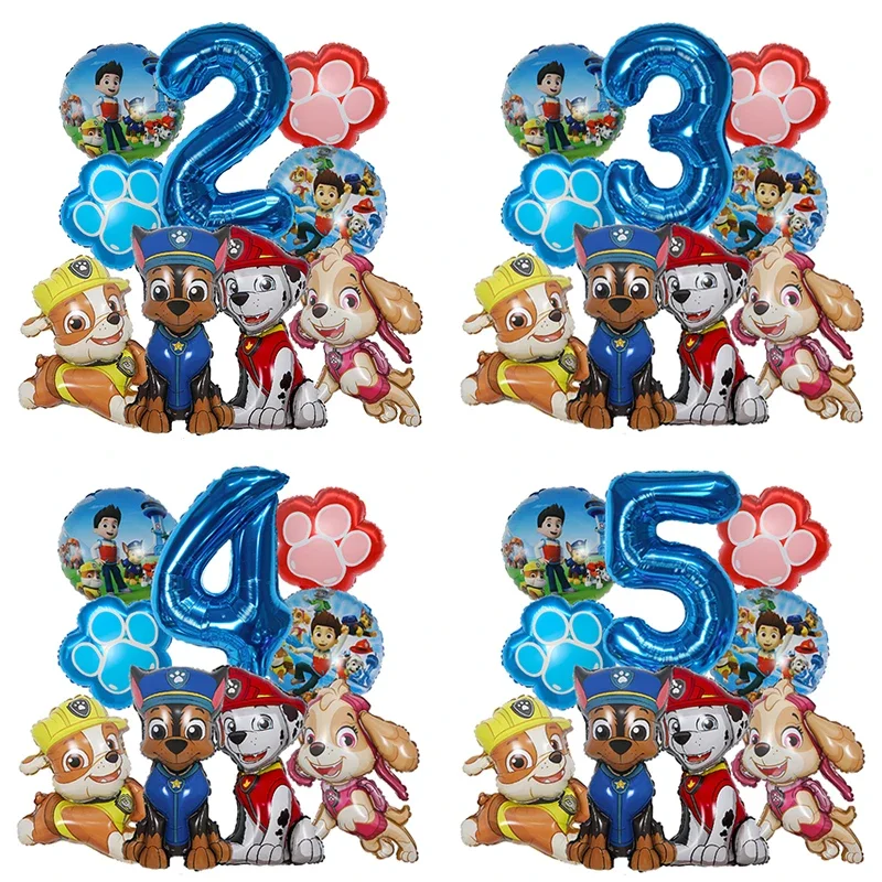 Electronic Gift - 9 szt. Balony foliowe Psi Patrol