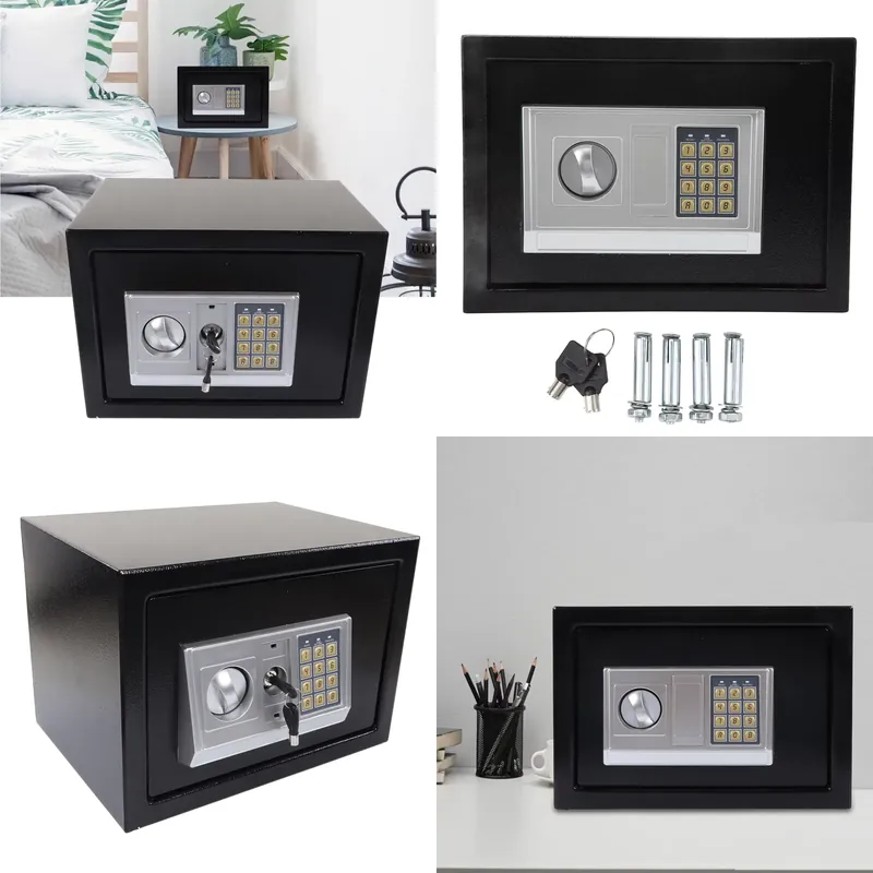 Electronics For Home - Elektroniczny sejf z hasłem i kluczem,