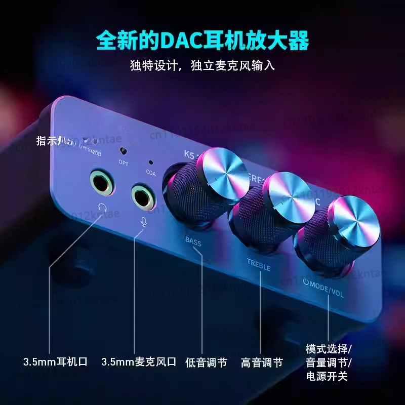 K5 PRO MINI Stereo DAC Wzmacni – Usb Sound Card External recenzja i cena