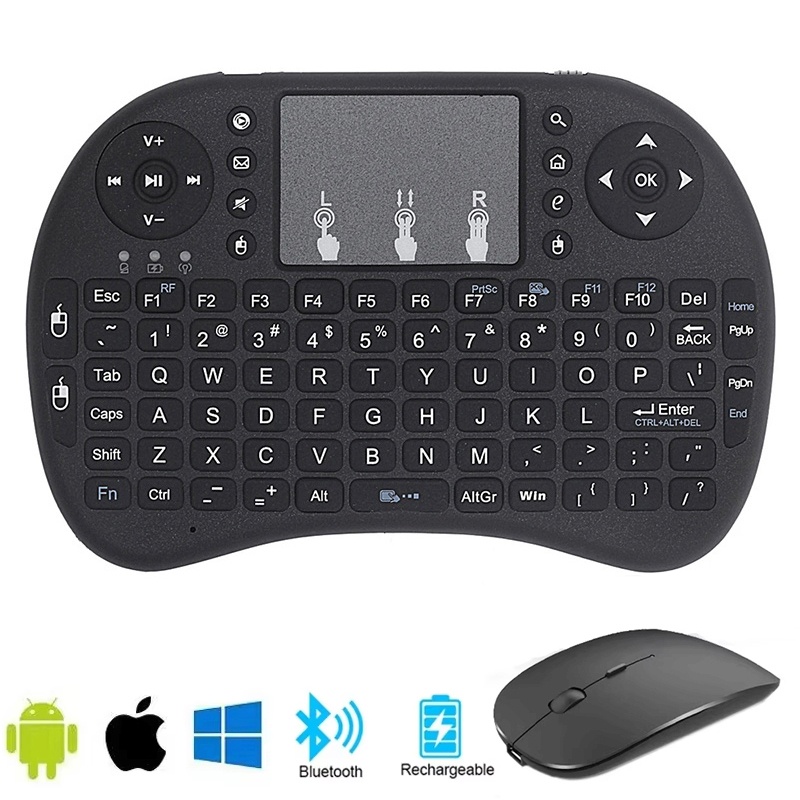 Mini Angielska Klawiatura Blue – Wireless Keyboard Mini recenzja i cena