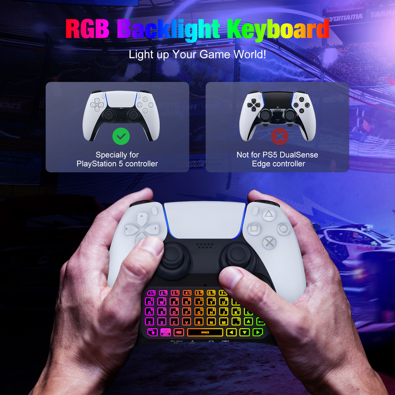 Podświetlana klawiatura RGB do – Wireless Keyboard Mini recenzja i cena