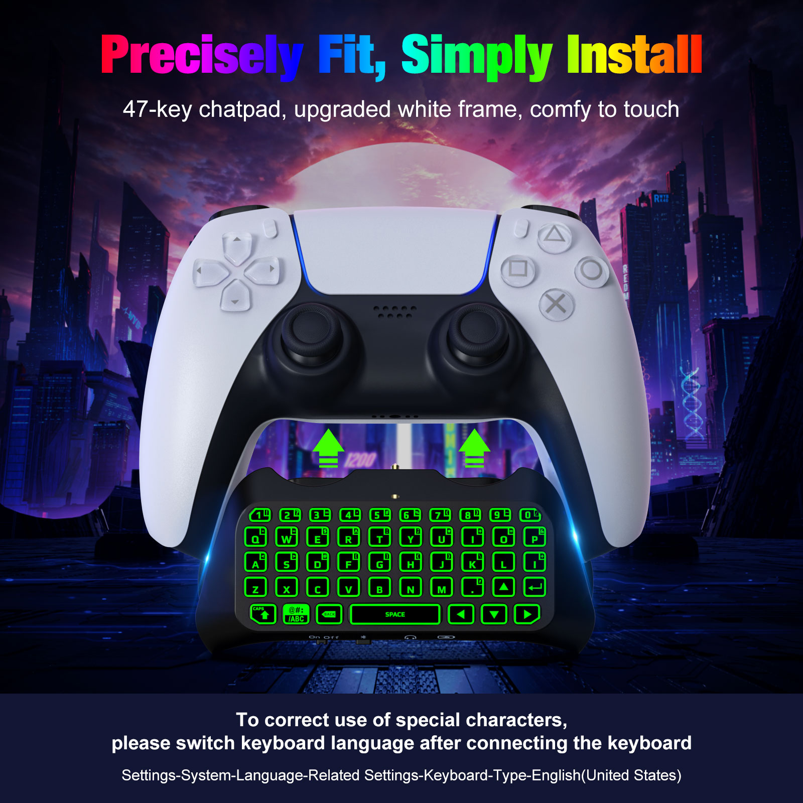 Podświetlana klawiatura RGB do – Wireless Keyboard Mini recenzja i cena