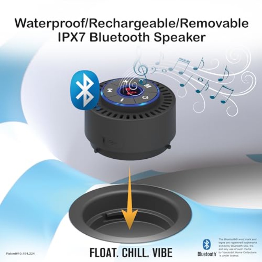 Nadmuchiwane leżaki do basenu  – Bluetooth Speaker Waterproof recenzja i cena