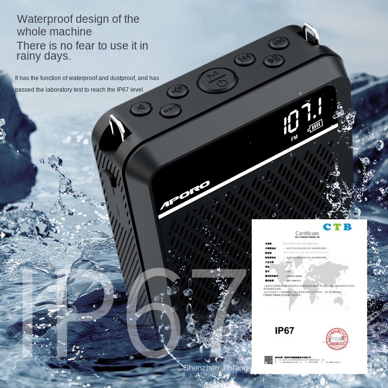 APORO T28 Wodoodporny i pyłosz – Bluetooth Speaker Waterproof recenzja i cena