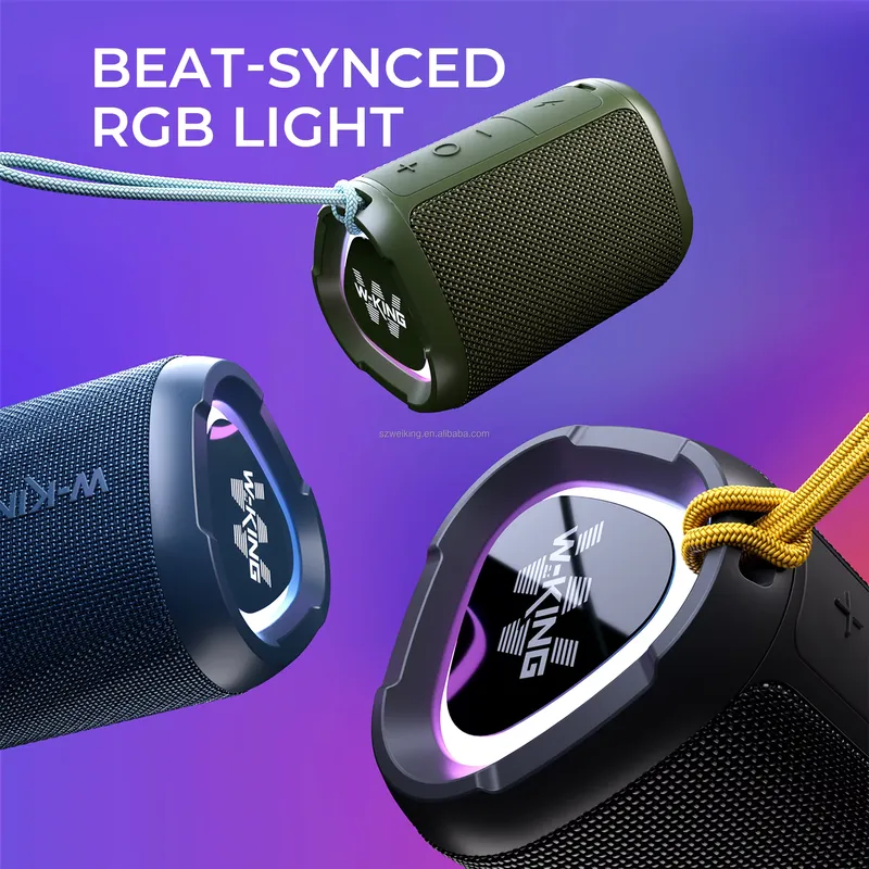 W-KING D110 RGB Bezprzewodowy  – Bluetooth Speaker Waterproof recenzja i cena