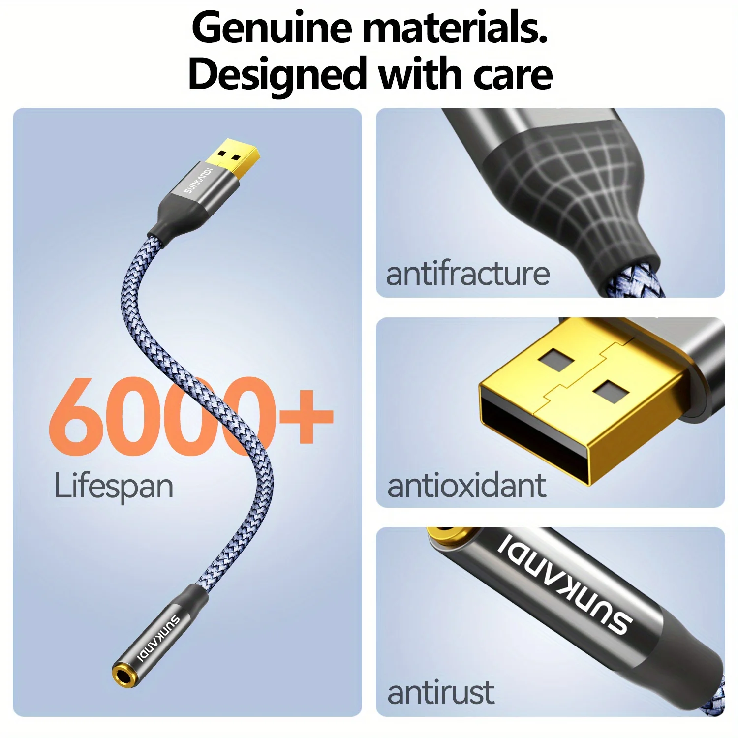 SUNKANDI Adapter USB na gniazd – Usb Sound Card External recenzja i cena