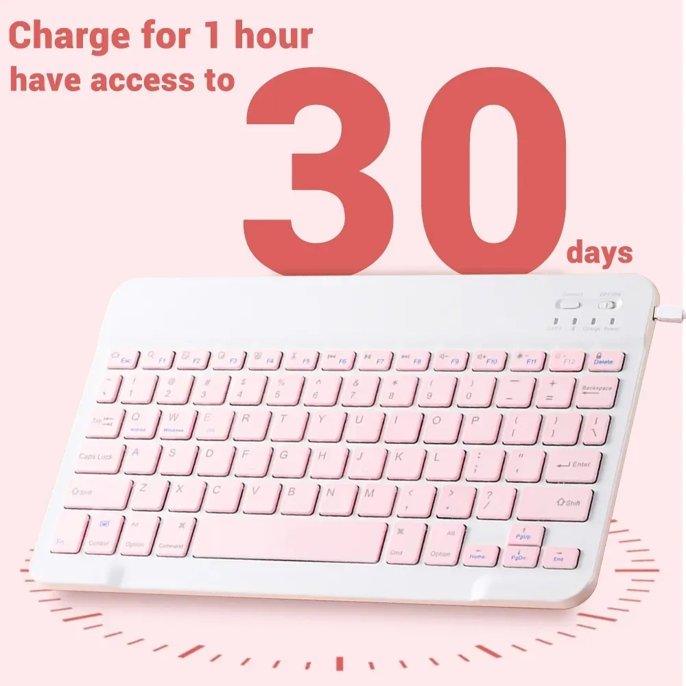 Hebrajska klawiatura Bluetooth – Wireless Keyboard Mini recenzja i cena
