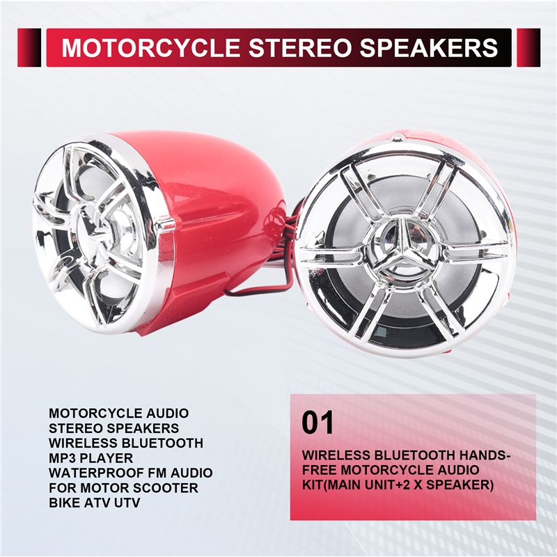 Motocyklowe głośniki audio ste – Bluetooth Speaker Waterproof recenzja i cena